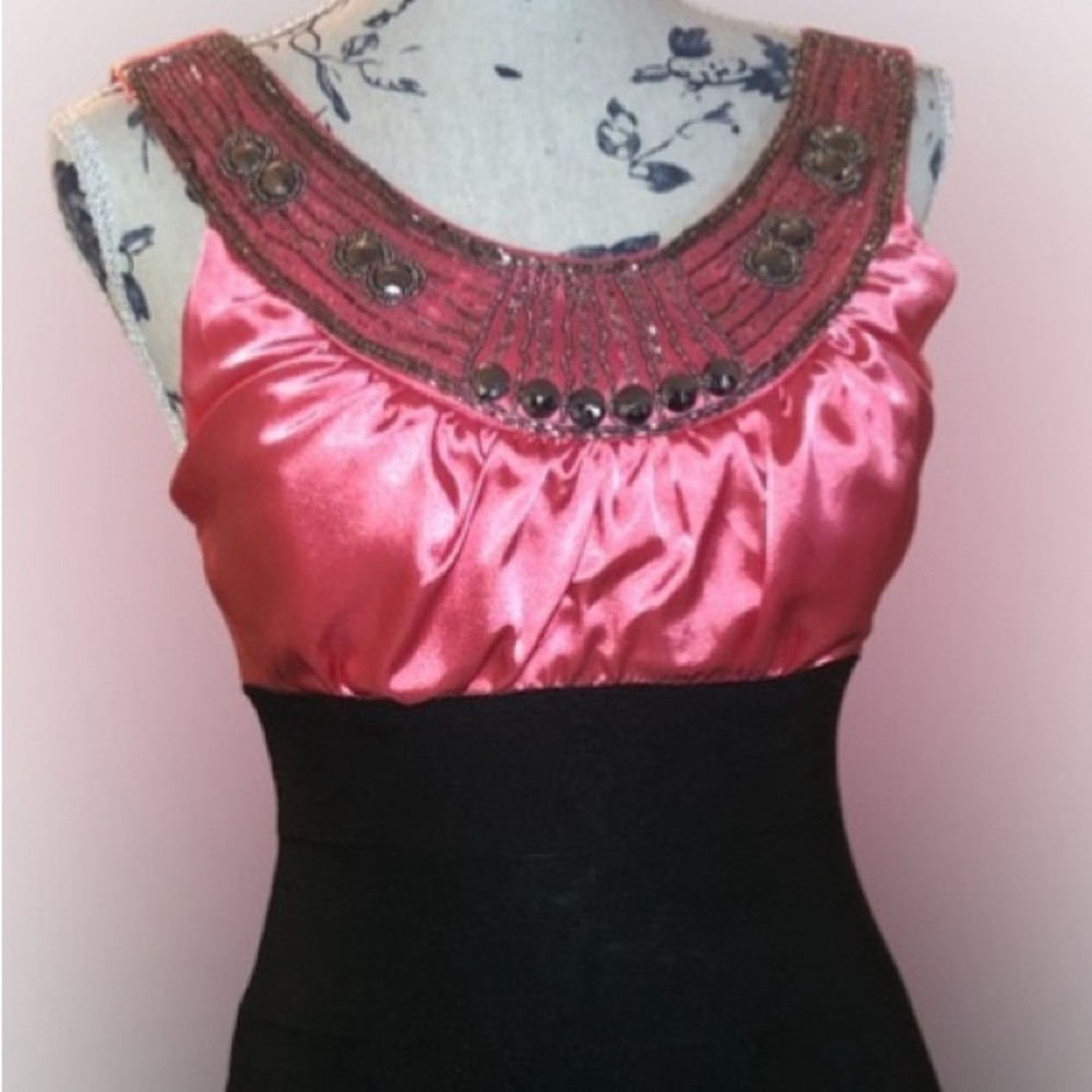 Trixxi Pink and Black Mini Dress